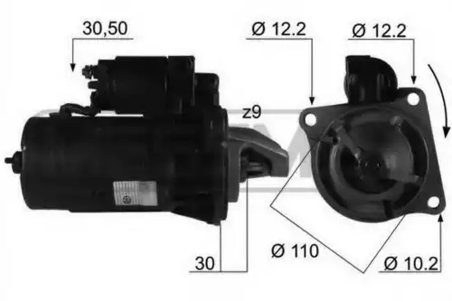 Стартер MESSMER 220038
