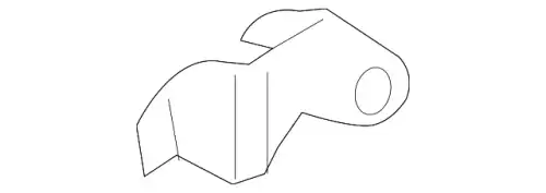 Кронштейн, крыло лев 60262T2AA00ZZ HONDA