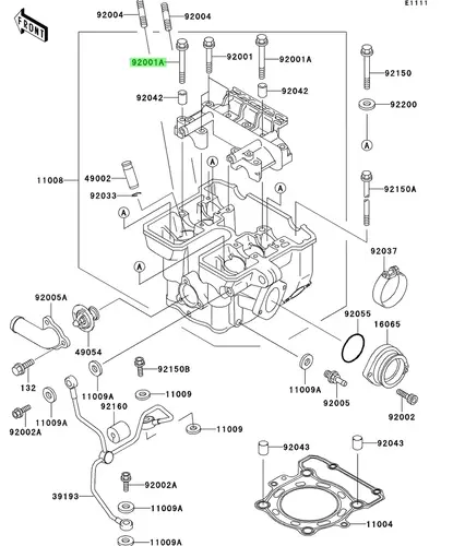 920011872 BOLT,6X46 KAWASAKI