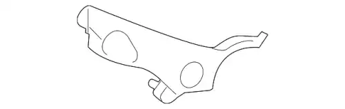 Направляющая бампера BJS7500U1C MAZDA