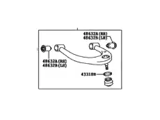 Рычаг подвески TOYOTA / LEXUS 48610-04020
