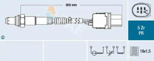 Лямбда-зонд BMW 75079 FAE