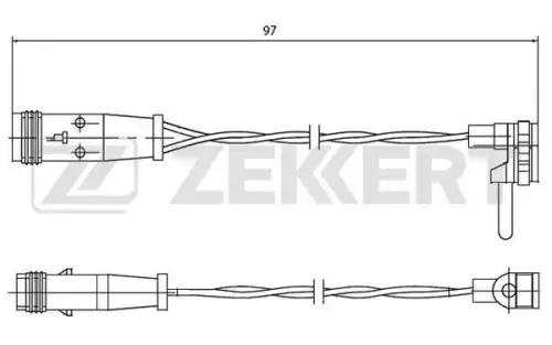 Датчик тормозных колодок ZEKKERT BS-8009