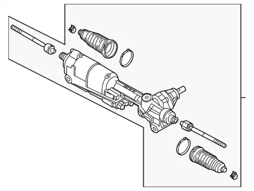 Рулевая рейка VAG 8R1423055R