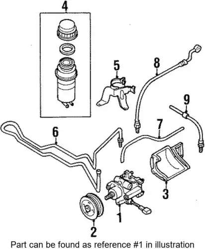 Насос гидроусилителя руля ISUZU 8971856043