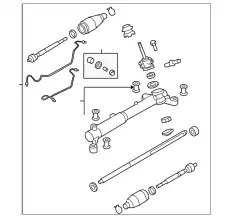 Рулевая рейка MAZDA EH44-32-110A