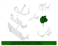 Насос гидроусилителя руля MB 005 466 94 01