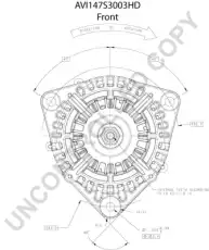 Генератор PRESTOLITE ELECTRI AVI147S3003HD