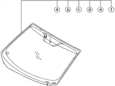 Стекло лобовое 861101W040 KIA