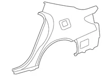 Крыло TOYOTA / LEXUS 6161150072
