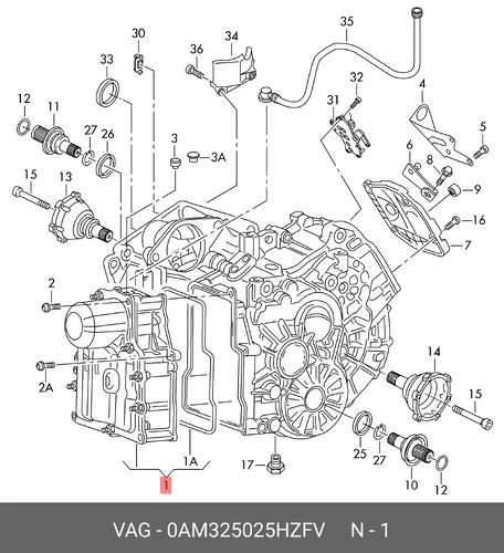 MECHATRON. 0AM325025H ZFV VAG