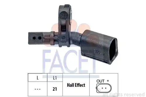 Датчик ABS FACET 21.0010