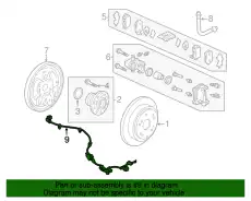 Датчик ABS HONDA 57470-TK8-A01