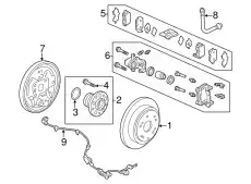 Датчик ABS HONDA 57475-TK8-A01