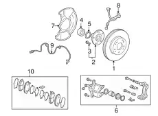 Датчик ABS HONDA 57455-SNE-A01