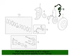 Датчик ABS HONDA 57450-SLN-A01