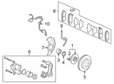 Датчик ABS HONDA 57455-SDA-A11