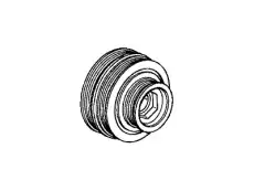 Belt Pulley, crankshaft 13810-P2K-003 HONDA