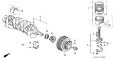 Belt Pulley, crankshaft 13810-P2K-003 HONDA