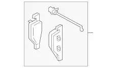 Тормозные колодки дисковые VAG 4G0698151R