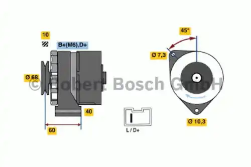 Генератор BOSCH 0 986 032 051