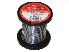 припой ПОС 61 трубка, катушка ф2мм, с канифолью (100г)!\ 30107 ВЕКТА 21 ВЕК