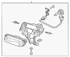 Фара противотуманная MAZDA BAP8-51-680B