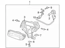 Фара противотуманная MAZDA BAP8-51-680B