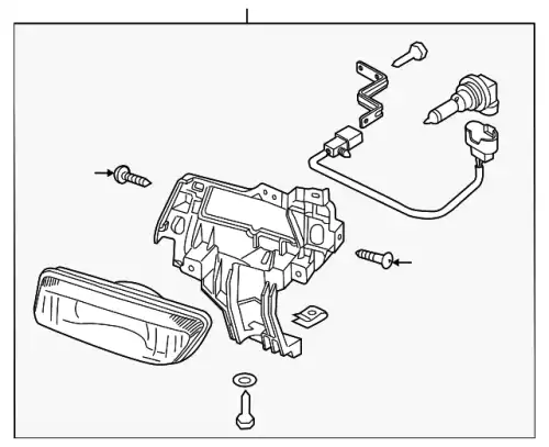 Фара противотуманная MAZDA BAP8-51-680B