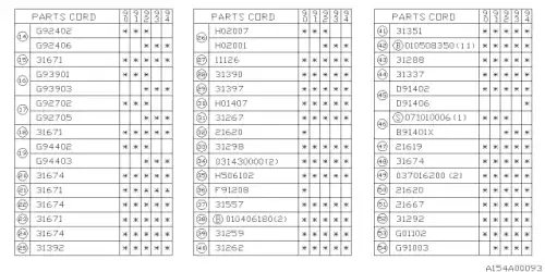 ЭЛЕМЕНТ КРЕПЛЕНИЯ - 31397AA040 SUBARU