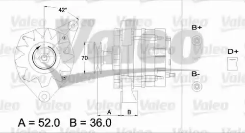 Генератор VALEO 433405