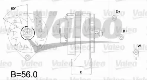 Генератор VALEO 436265