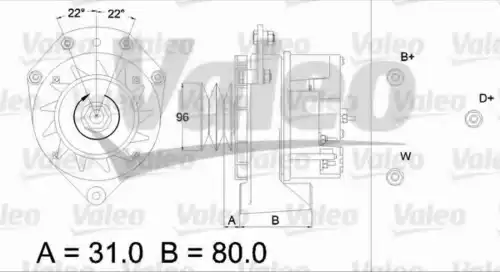 Генератор VALEO 436421