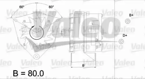 Генератор VALEO 436425
