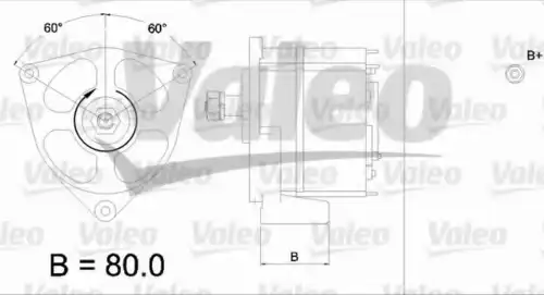 Генератор VALEO 436429