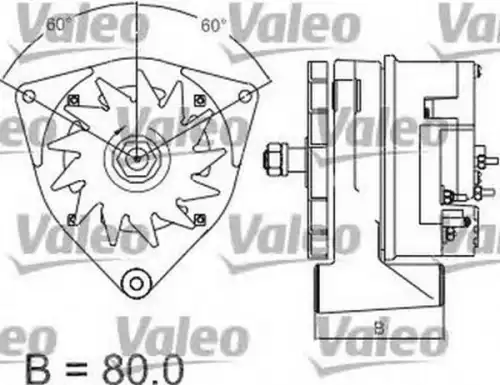 Генератор VALEO 436557