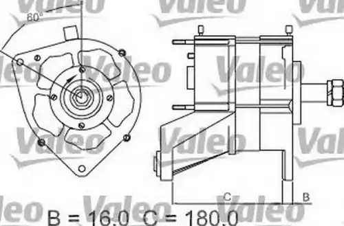 Генератор VALEO 436569