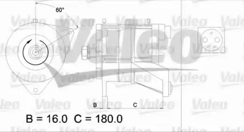 Генератор VALEO 436582