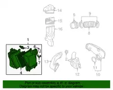 Фильтр воздушный VAG 06B133837AJ