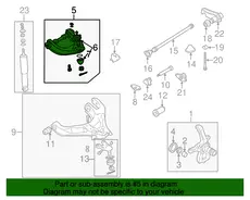 Рычаг подвески JEEP MR296094