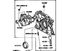 деталь 15100-88382 TOYOTA / LEXUS