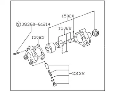деталь 15010-35F01 NISSAN