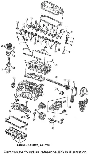 деталь 13010-P03-000 HONDA
