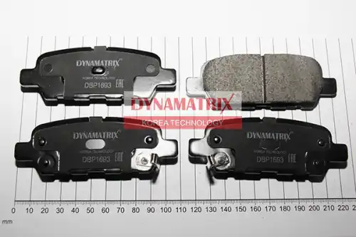 Тормозные колодки дисковые DYNAMAX DBP1693