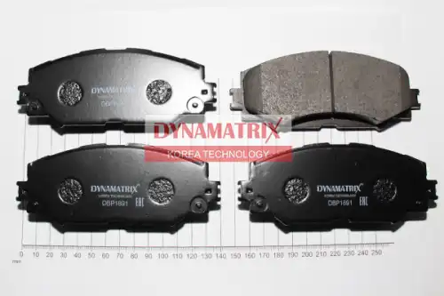 Тормозные колодки дисковые DYNAMAX DBP1891