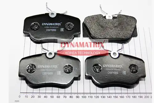 Тормозные колодки дисковые DYNAMAX DBP669