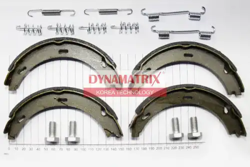 Тормозные колодки барабанные DYNAMAX DBS196