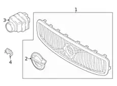 EMBLEM 31383645 VOLVO