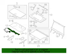 SILL MOULDING 39825187 VOLVO
