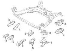 ENGINE PAD 31401308 VOLVO